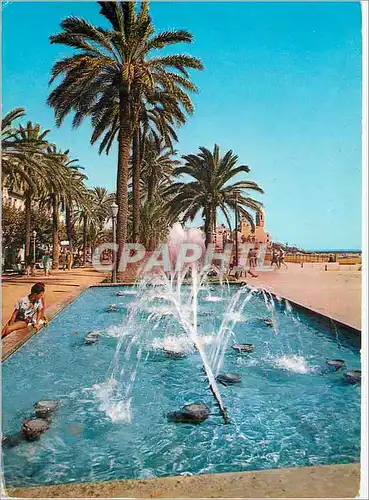 Cartes postales moderne Sitges promenade