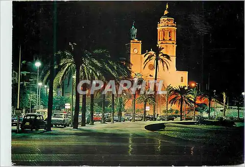 Cartes postales moderne Sitges costa dorada paseo de la ribera