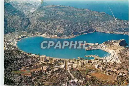Moderne Karte Mallorca (baleares) espana soller vista aerea del puerto
