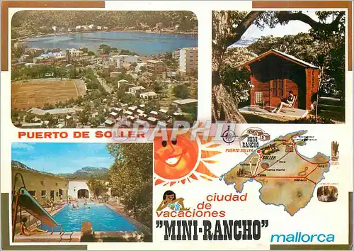 Cartes postales moderne Ciudad de vacaciones miini ranchi Puerto de soller mallorca (baleares)