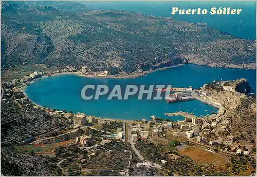 Cartes postales moderne Mallorca (baleares) espana soller vista aerea del puerto