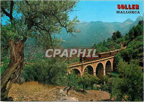 Cartes postales moderne Tren palma soller mallorca Tramway Train