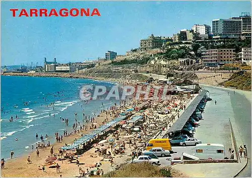 Moderne Karte Tarragona (espana) costa dorada plage miracle