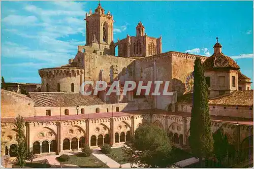 Cartes postales moderne Tarragona (espana) costa dorada cathedrale jardin de la cloitre et clocher