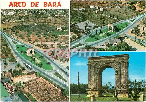 Moderne Karte Tarragona (Costa Dorada) Plusieurs detail du Arc de Bara
