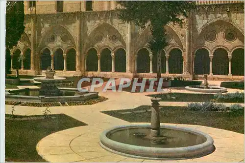 Moderne Karte Tarragona (Costa Dorada)Cathedrale Jardin dans le Cloitre