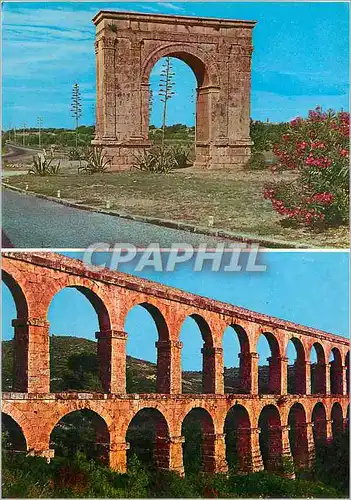 Moderne Karte Tarragona (Costa Dorada) Arc de BOrd