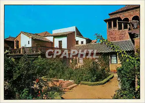 Moderne Karte Toledo Maison du Greco Jardin