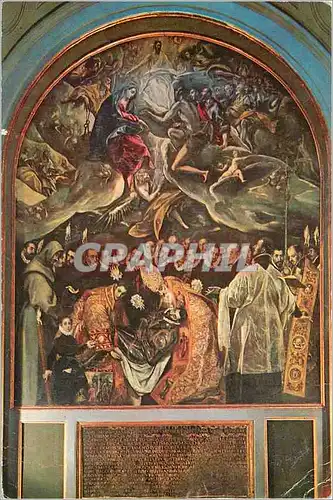 Cartes postales moderne Toledo L'enterrement du Comte Orgaz-Greco