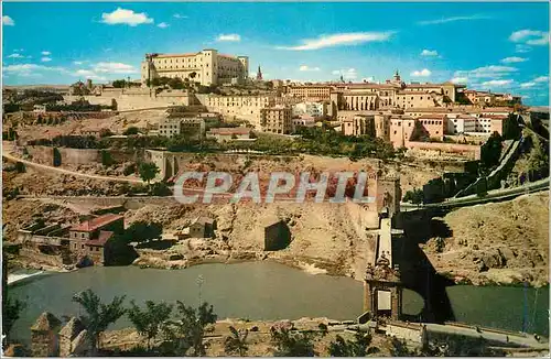 Moderne Karte Toledo Vue generale et Pont d'Alcantara