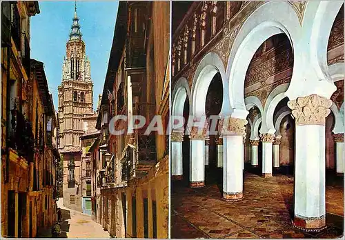 Cartes postales moderne Toledo Rue de Santa Isabel et Santa Maria la Blanche