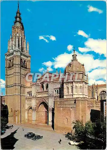 Cartes postales moderne Toledo Porte principale Cathedrale