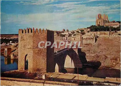 Moderne Karte Toledo Puente de San Marlin y San Juan de los Reyes