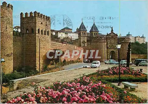 Moderne Karte Toledo Porte de Bisagra et murs