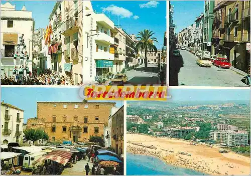 Moderne Karte Tarragona Costa Dorada Torredembarra Divers aspects de la ville