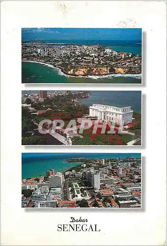Cartes postales moderne Senegal Dakar Vue du ciel