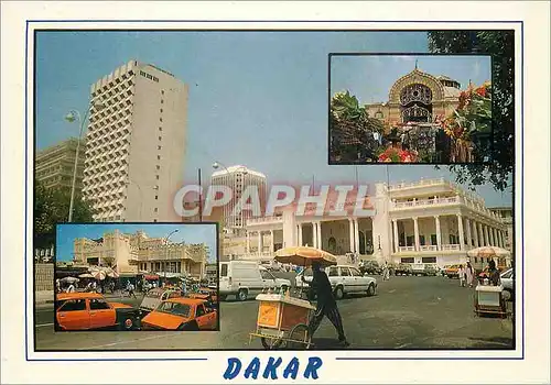 Cartes postales moderne Senegal Dakar La cite moderne a garde ses marches anciens