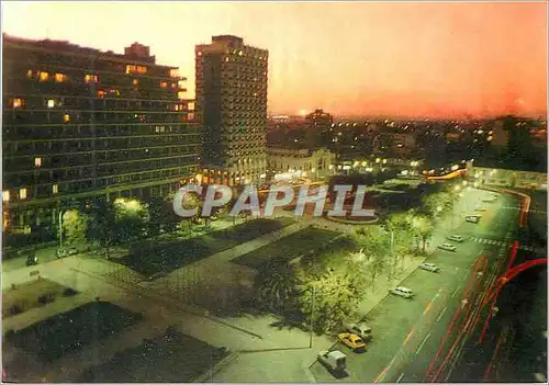 Moderne Karte Senegal Dakar La nuit