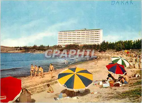 Cartes postales moderne Senegal Dakar La Plage et l'Hotel de N'Gor