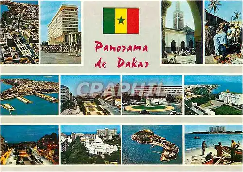 Moderne Karte Senegal Dakar