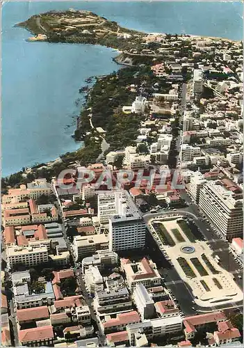 Cartes postales moderne Senegal Dakar Vue aerienne Au premier plan la place de l'independance