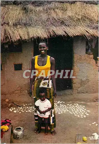 Cartes postales moderne Senegal Rencontre au village