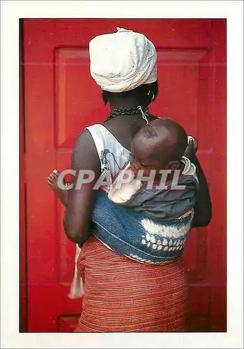 Cartes postales moderne Senegal La porte rouge