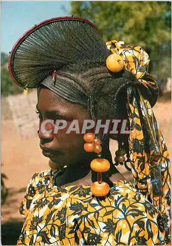 Cartes postales moderne Senegal Jeune fille Peulh du Senegal Oriental