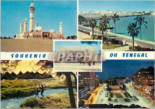 Cartes postales moderne Senegal Mosquee de Touba