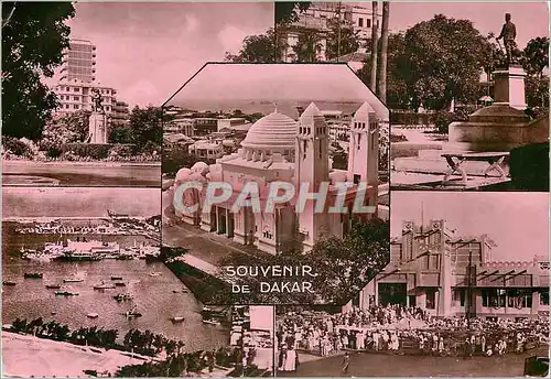 Moderne Karte Senegal Dakar La Cathedrale