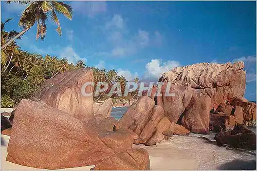 Moderne Karte Seychelles La Digue