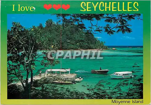 Cartes postales moderne Seychelles Moyenne Island