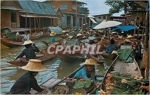 Moderne Karte Thailand Wad Sai Floating Market Dhonhuri