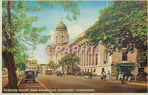 Cartes postales moderne Singapore Supreme Court And Municipal Building