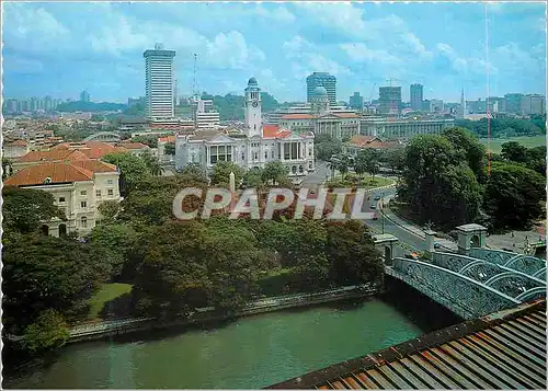 Cartes postales moderne Singapore An overhead view of Singapore
