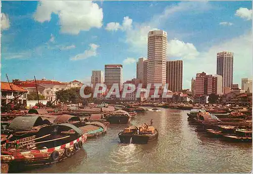 Cartes postales moderne Singapore The Singapore River