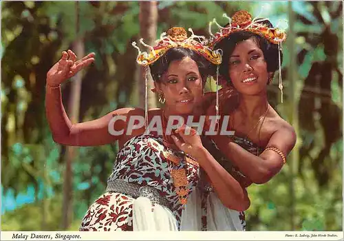Cartes postales moderne Singapore Malay Dancers