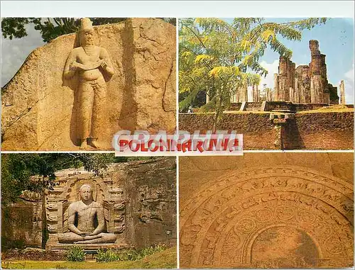 Cartes postales moderne Sri Lanka Ruins Polonnaruwa Statue of King Parakramabahu