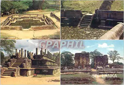 Cartes postales moderne Sri Lanka Ruines of Polonnaruwa Period