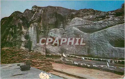 Cartes postales moderne Sri Lanka Le Bouddha Couche Polonnaruwa