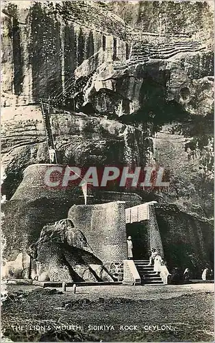 Cartes postales moderne Ceylon The Lion's Mouth Sigiriya Rock