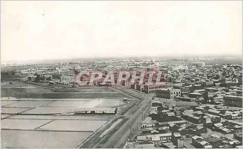 Moderne Karte Djibouti Panorama de la ville et des salines