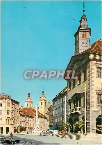 Cartes postales moderne Ljubljana Municipalite sur l'Ancien marche