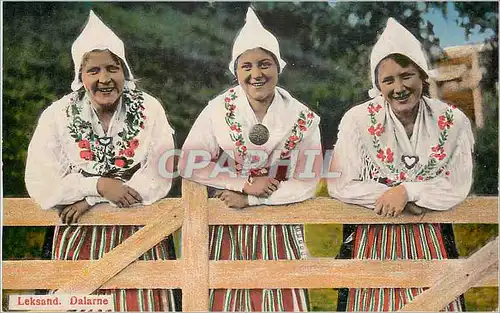 Cartes postales Leksand Dalarne Folklore