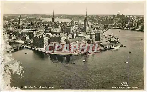 Cartes postales moderne Stockholm Utsikt fran Stadshussets torn