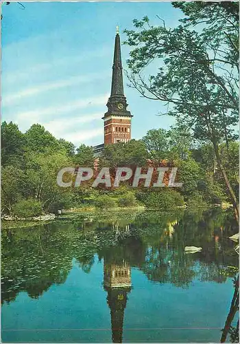 Cartes postales moderne Vasteras Domkyrkan och Svartan