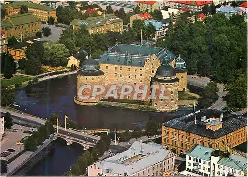 Moderne Karte Airview of Orebro Castle