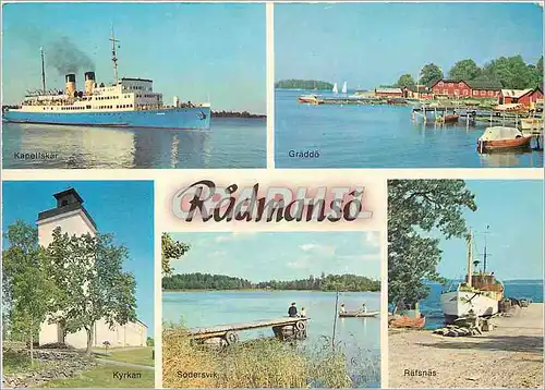 Cartes postales moderne Radmanso Bateaux