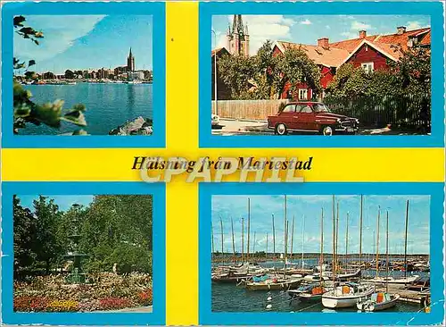 Cartes postales moderne Halsning Mariestad
