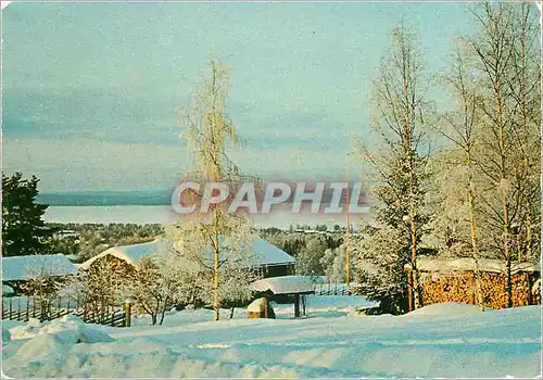 Cartes postales moderne Vinter i Dalarna Sweden This beautiful Dalecarlia in winter dress